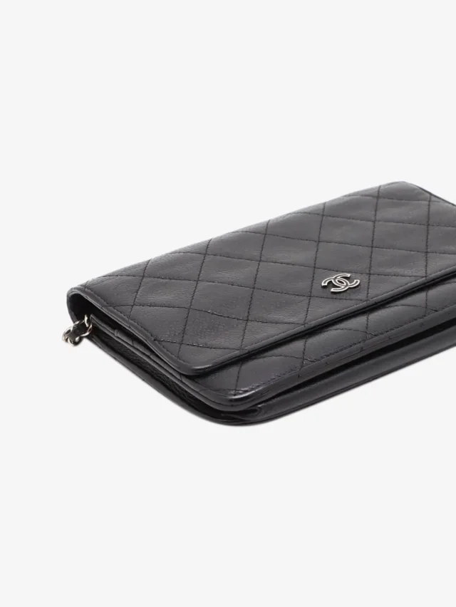Chanel Black 2016 caviar Wallet-on-Chain in Black Caviar leather from Sign of the Times, photo 3 of 14