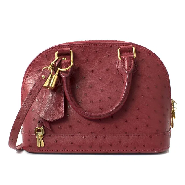 Louis Vuitton Japiur Ostrich Alma BB Tote Bag in Ostrich from HEWI