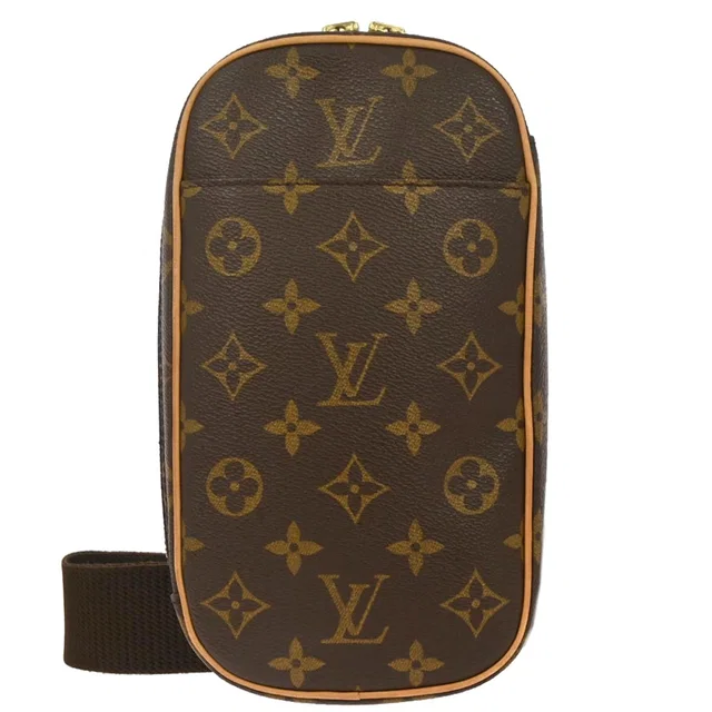 Louis Vuitton 2003 Monogram Pochette Gange Bum Bag M51870 in Coated canvas from AMORE Vintage Tokyo