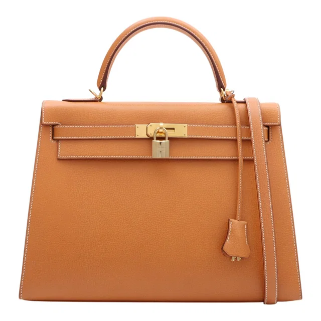 Hermès 2003 Kelly 32 Natural in Beige from VINTAGE QOO TOKYO