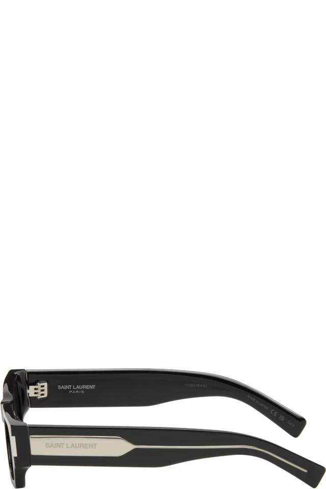 Saint Laurent Black SL 660 Sunglasses, photo 3 of 4 from SSENSE
