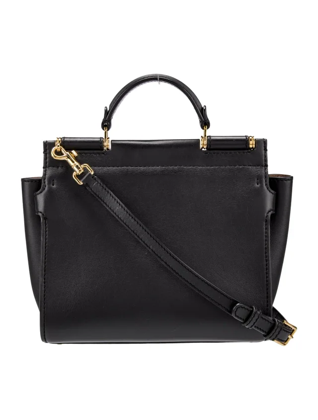 Dolce & Gabbana Top Handle handbags in Black Leather from The RealReal, photo 4 of 6