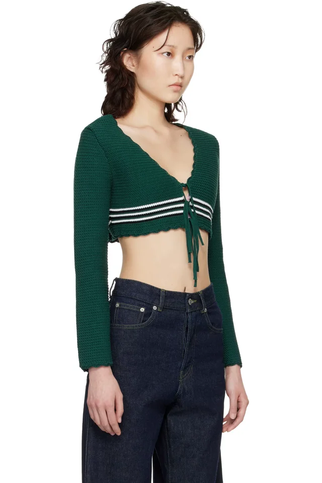B.B. Wallace Green Eggleston Top, photo 2 of 4 from SSENSE