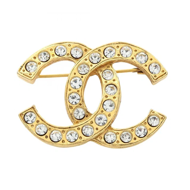Chanel Brooch CC Logo from The Reluxe