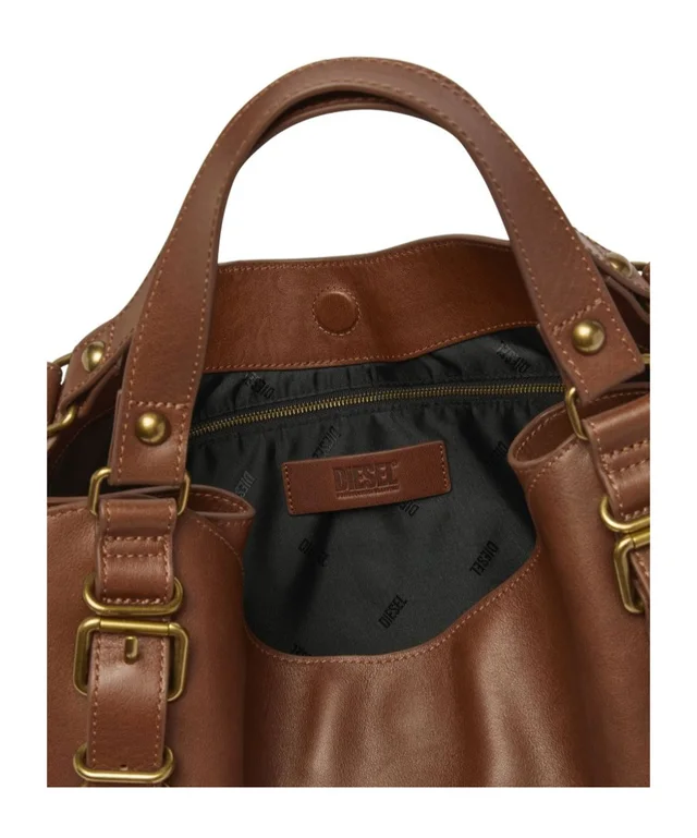 Diesel D-One-Medium top-handle bag in treated leather, photo 5 of 5 from SENSER