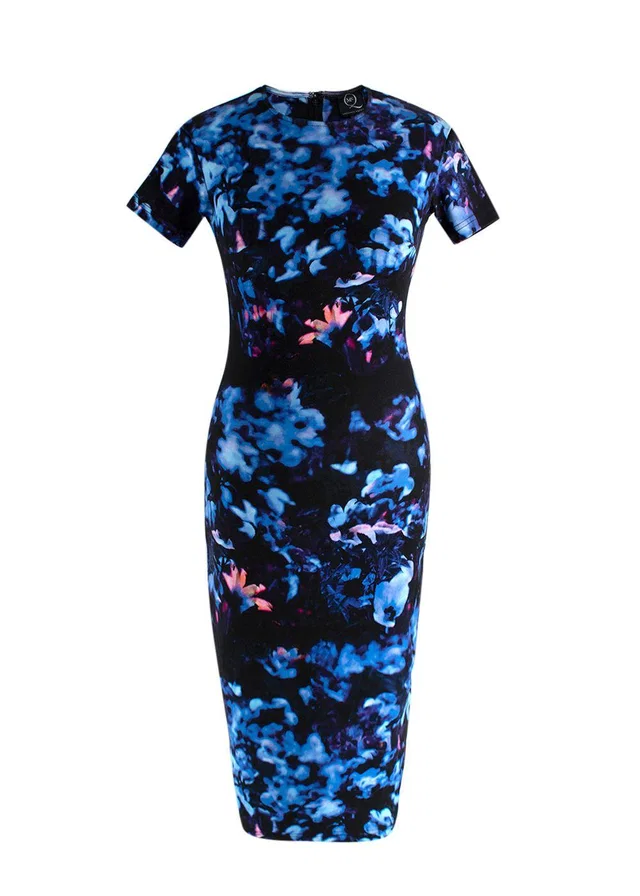 Alexander McQueen MCQ Floral Bodycon Dress from HEWI