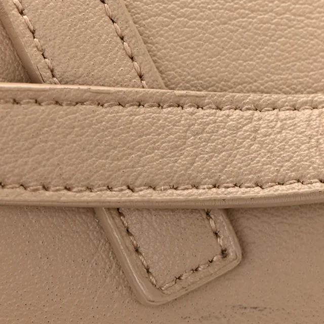 Saint Laurent Large Shopping Tote Dark Beige in Beige Calfskin from FASHIONPHILE, photo 12 of 13