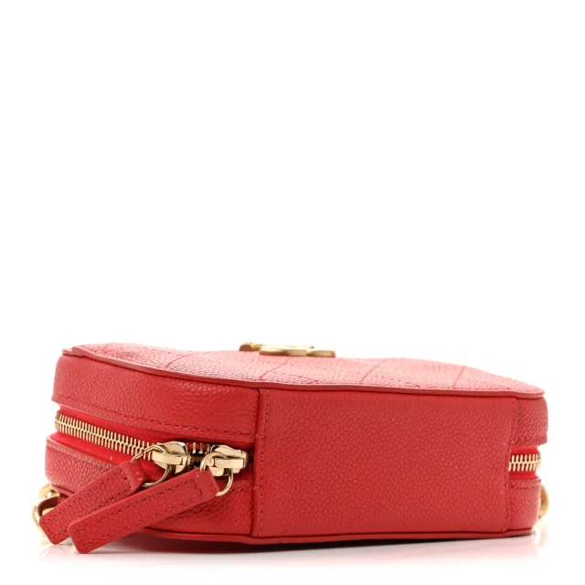 Chanel Caviar Quilted Waist Bag Red in Red Caviar leather from FASHIONPHILE, photo 4 of 15