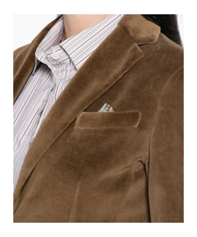 Circolo 1901 velvet-effect single-breasted blazer, photo 4 of 4 from SENSER