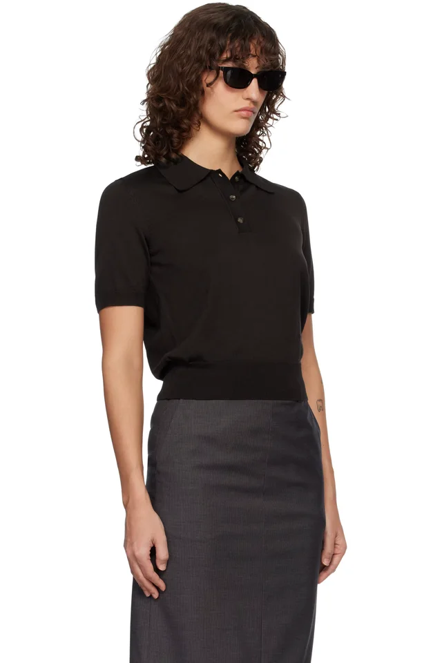 A.P.C. Brown Ruby Polo, photo 2 of 4 from SSENSE