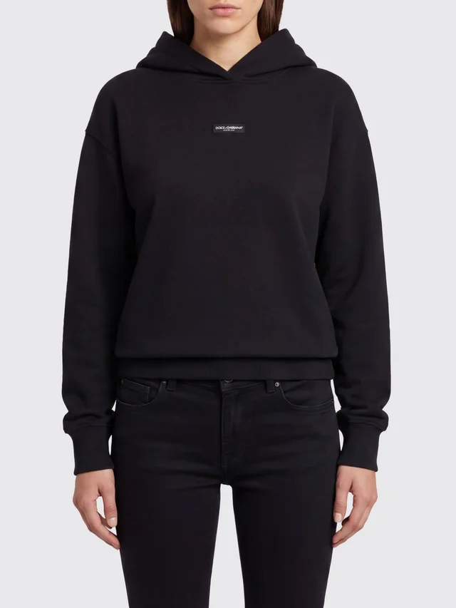 Dolce & Gabbana logo-patch hoodie, photo 4 of 4 from SENSER