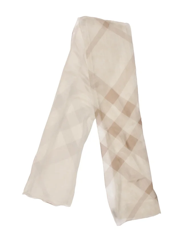Burberry Plaid Print Scarf from The RealReal
