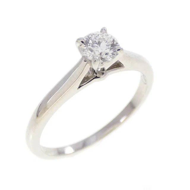 Cartier 1895 Solitair Platinum950 Diamond Ring Size 17 from LuxUness