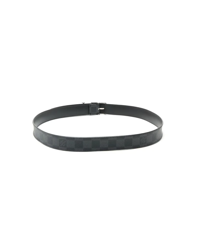 Damier Graphite LV Belt, Size 100 in Grey Canvas from A Retro Tale, photo 3 of 6