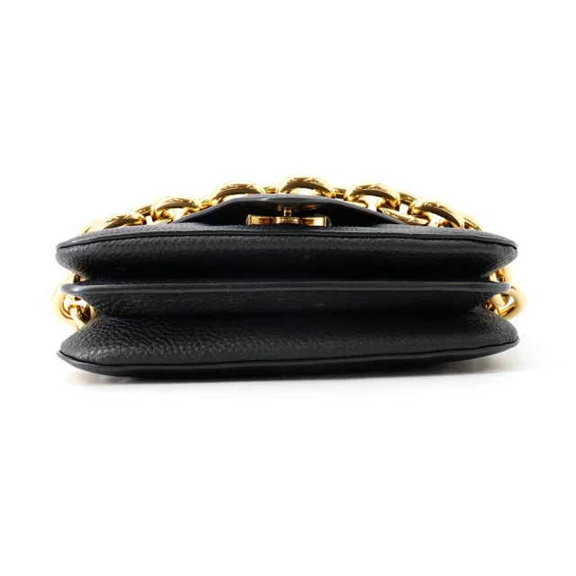 Bottega Veneta Mount Envelope Shoulder Bag Black Leather in Black Leather from GALLERY RARE, photo 3 of 18