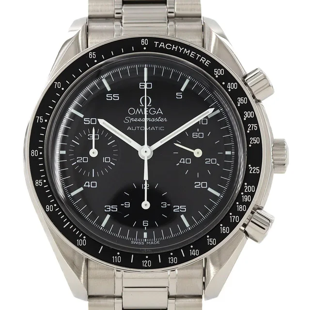 Omega Speedmaster 3510.50 SS Automatic in Dial color: black Case: stainless steel Bracelet: stainless steel from KOMEHYO