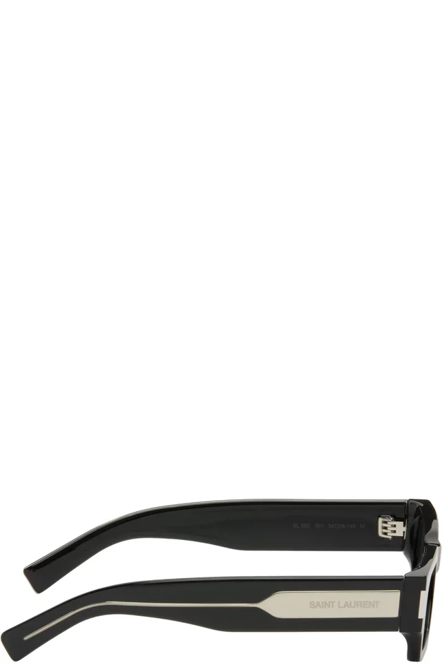 Saint Laurent Black SL 660 Sunglasses, photo 2 of 4 from SSENSE