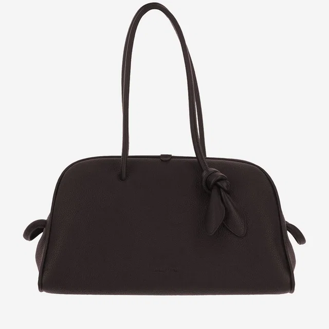 Jacquemus Calfskin Leather Shoulder Bag — Brown in Brown Calfskin from HEWI