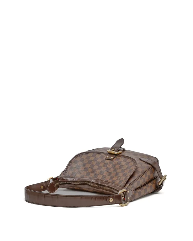 Louis Vuitton Damier Ebene Highbury Shoulder Bag in Brown Canvas from A Retro Tale, photo 4 of 8
