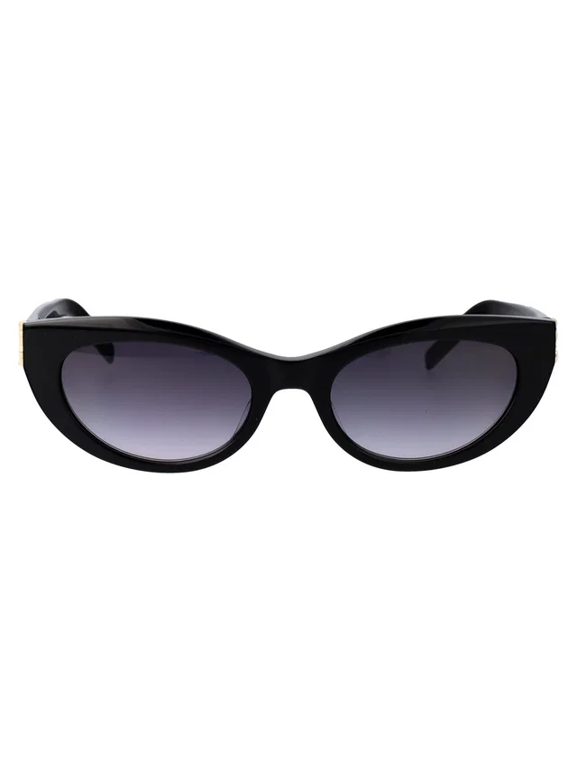 Saint Laurent Slm115 Sunglasses — Black Acetate in Black from HEWI