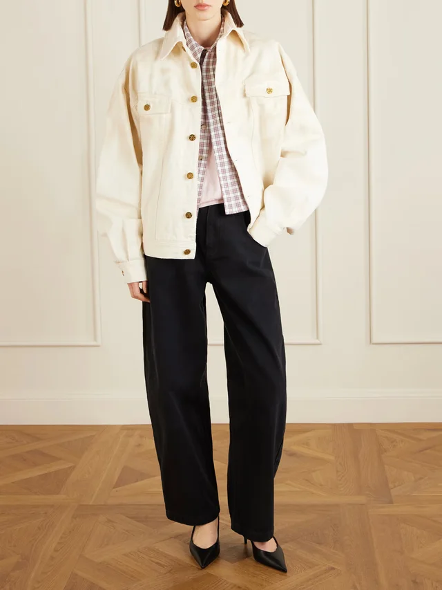 WILLY CHAVARRIA Chachi denim jacket in White, photo 2 of 2 from NET-A-PORTER (Canada)