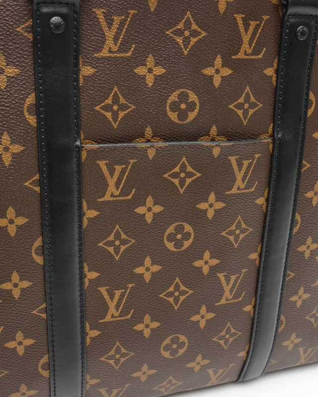 Louis Vuitton Monogram Macassar Weekend PM Tote Bag in Coated canvas from A Retro Tale, photo 6 of 9