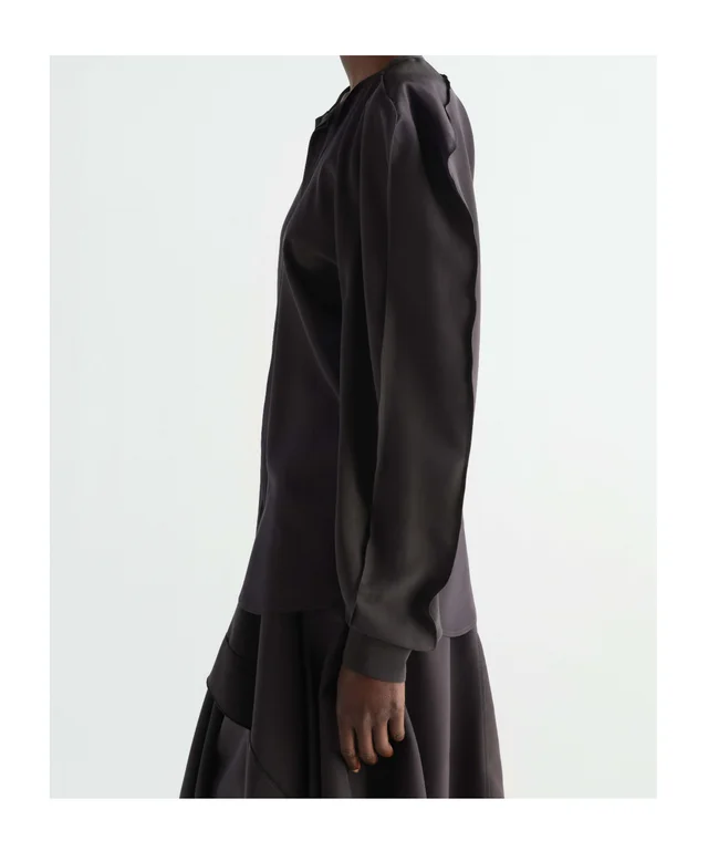 Lemaire layered blouse in silk and viscose cloth, photo 4 of 6 from SENSER