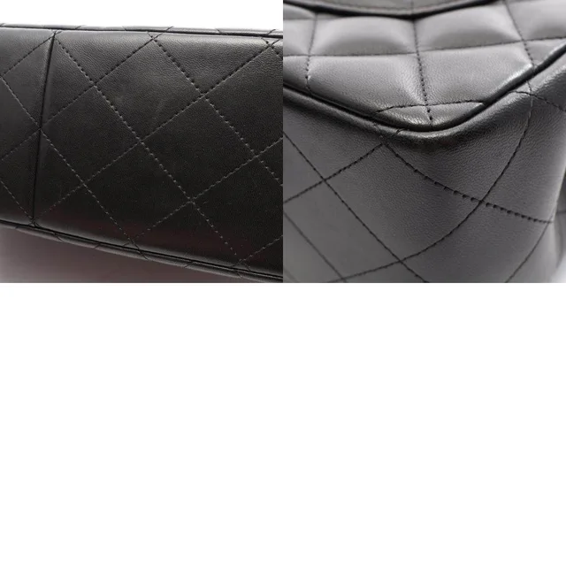 Chanel Classic Lambskin Shoulder Bag in Black Lambskin from LuxUness, photo 10 of 10