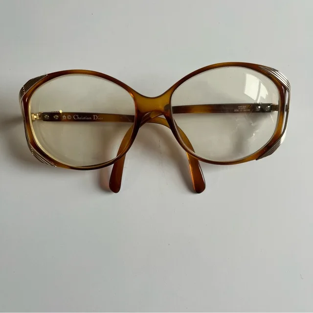 Dior Women’s Vintage Glasses in gold|brown|red from Poshmark