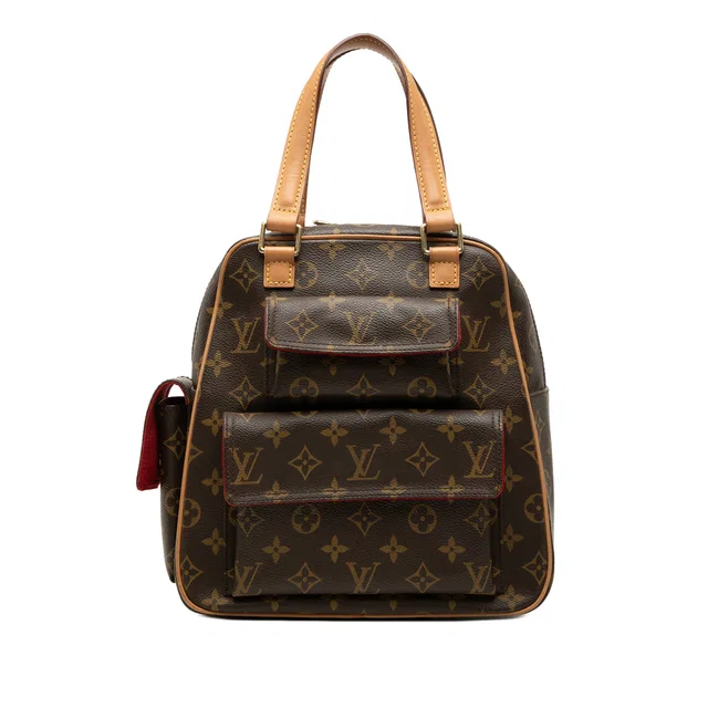 Brown Louis Vuitton Monogram Excentri Cite Handbag in Brown Coated canvas from Designer Revival, photo 1 of 1