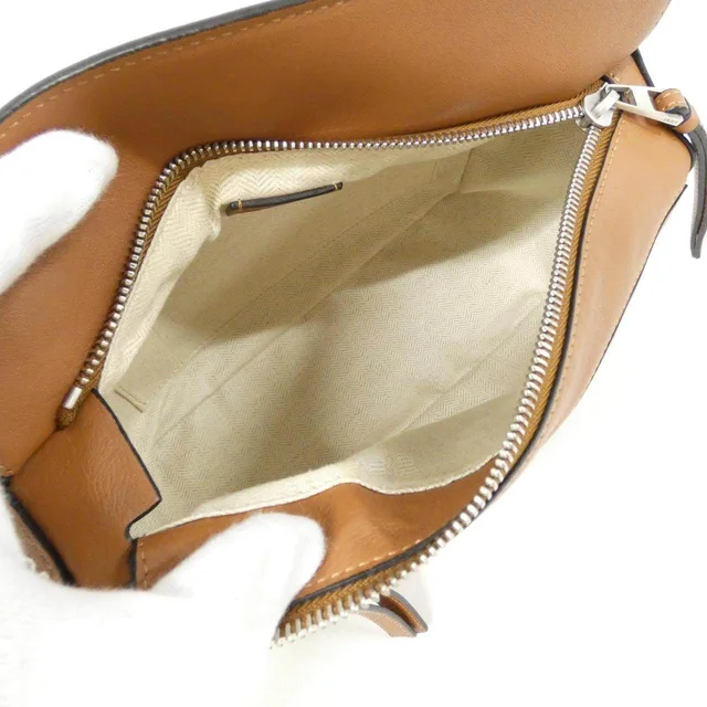 Loewe Puzzle Small Calf Shoulder Bag in Brown Calfskin from LuxUness, photo 9 of 9