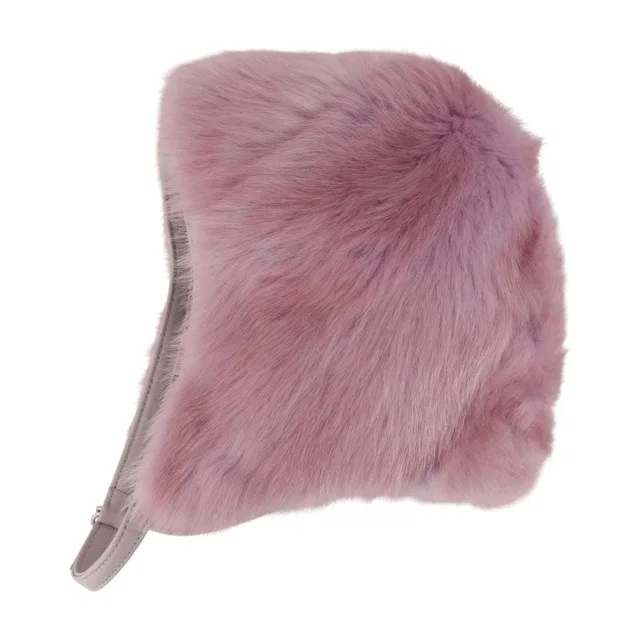 Acne Studios C40436-An4 Faux Fur Winter Hat — Pink Synthetic in Pink from HEWI