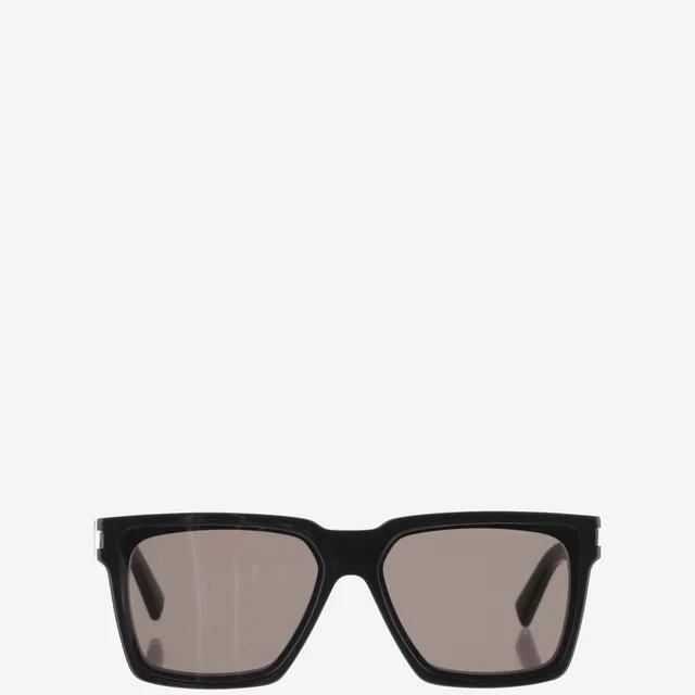 Saint Laurent 758428 Sunglasses — Black Recycled Acetate in Black Nylon from HEWI