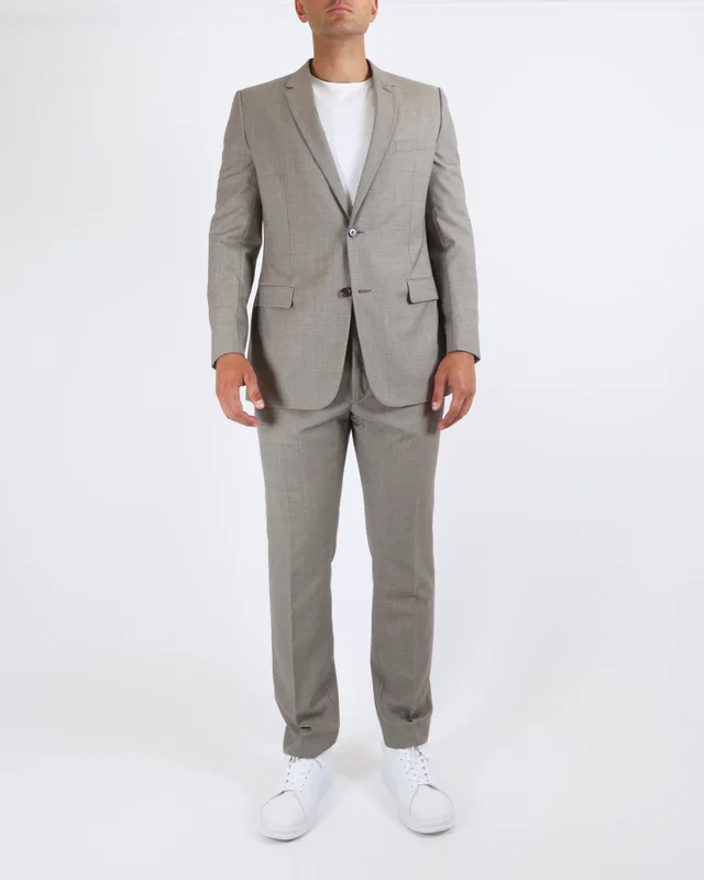 Dior Menswear Grey Wool Jacket and Trouser Suit Size FR 54R (UK 44) in Grey Wool from Sellier