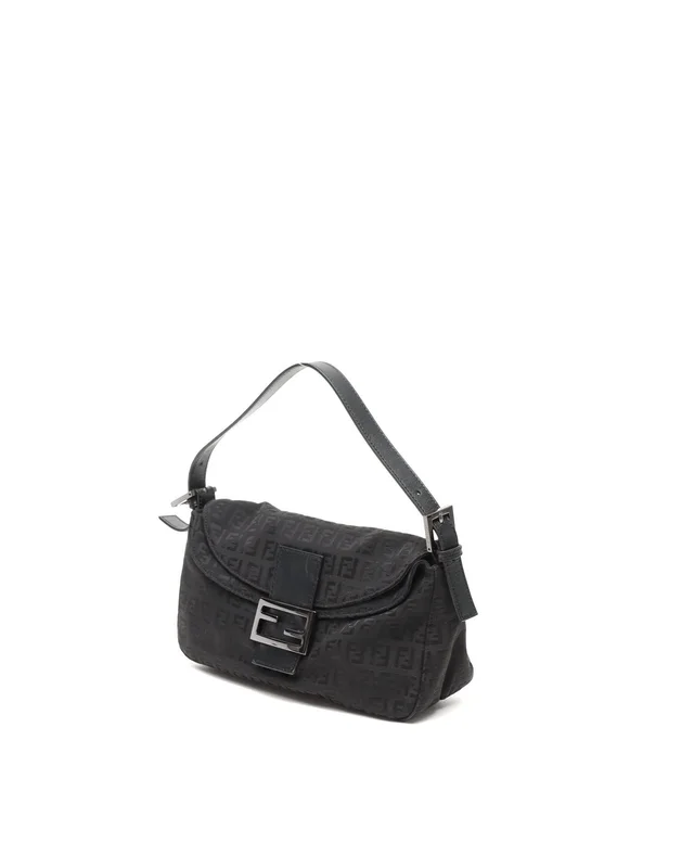 Fendi Zucca Fold Over Baguette Bag in Canvas from A Retro Tale, photo 2 of 7