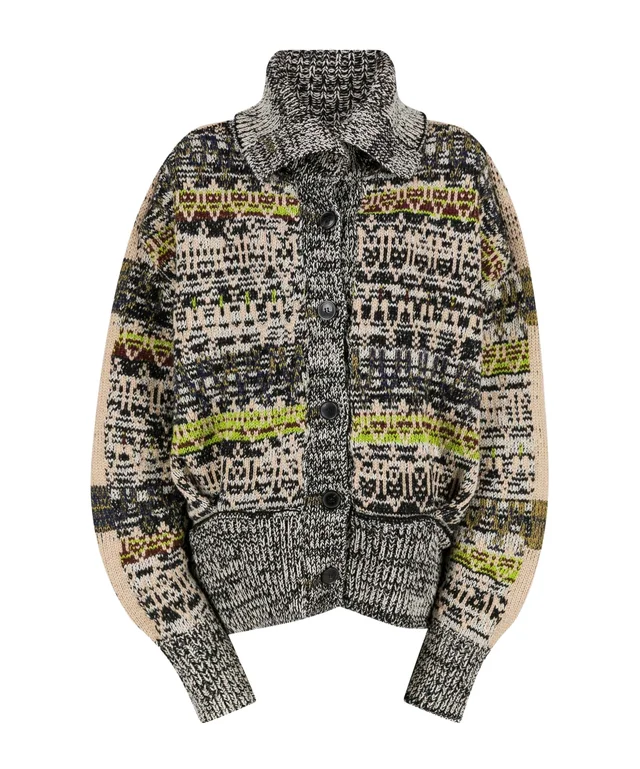 Dries Van Noten Jacquard wool cardigan from SENSER, photo 1 of 1