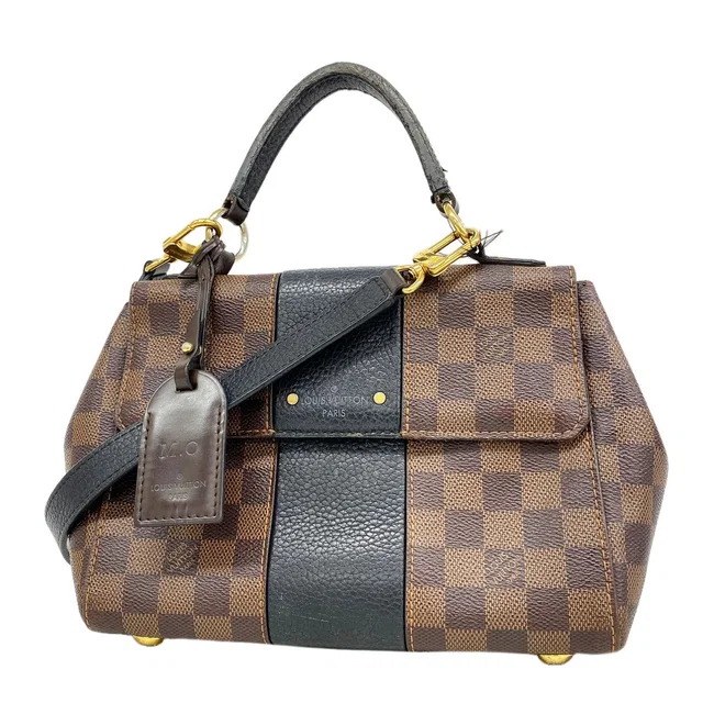 Louis Vuitton Handbag Damier Bond Street BB Ebene Noir 2-Way Bag in Black from The Reluxe