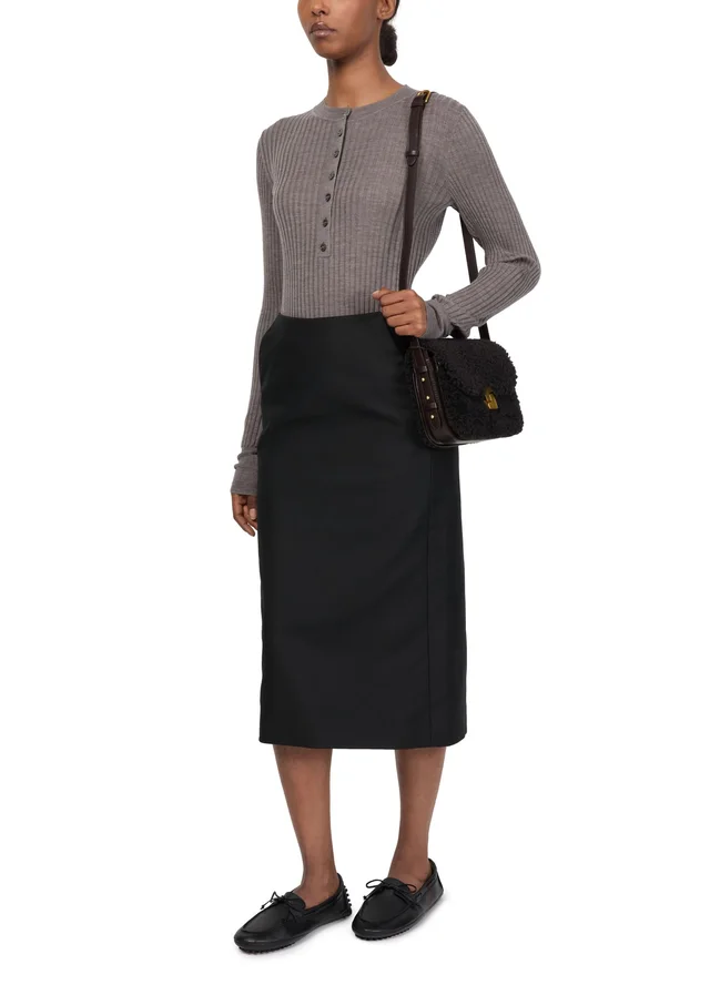 SOEUR Bellissima mini crossbody bag in Brown Main material: 100% lamb nappa, secondary material: 100% cowhide leather, lining: 100% cotton, photo 8 of 8 from 24S (US)