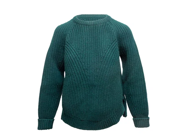 Dark Green Alexander McQueen Wool & Cashmere Sweater Size US M in Green Cashmere from Designer Revival, photo 1 of 1