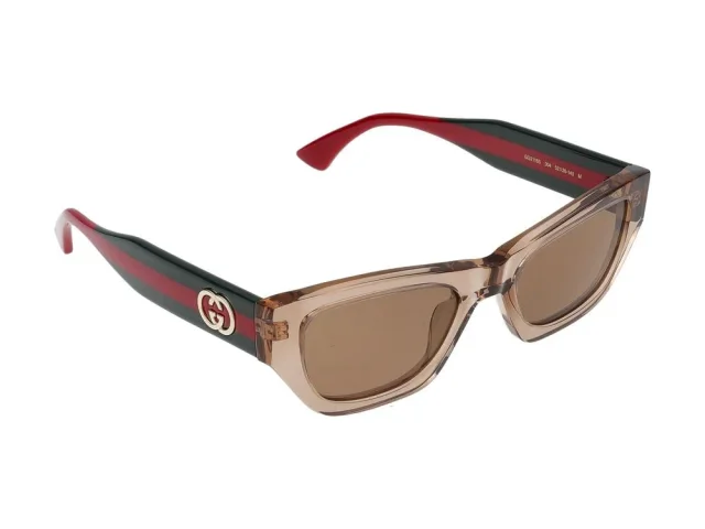 Gucci Gg2116s Logo-Embellished Acetate Sunglasses — Brown in Brown from HEWI, photo 3 of 4