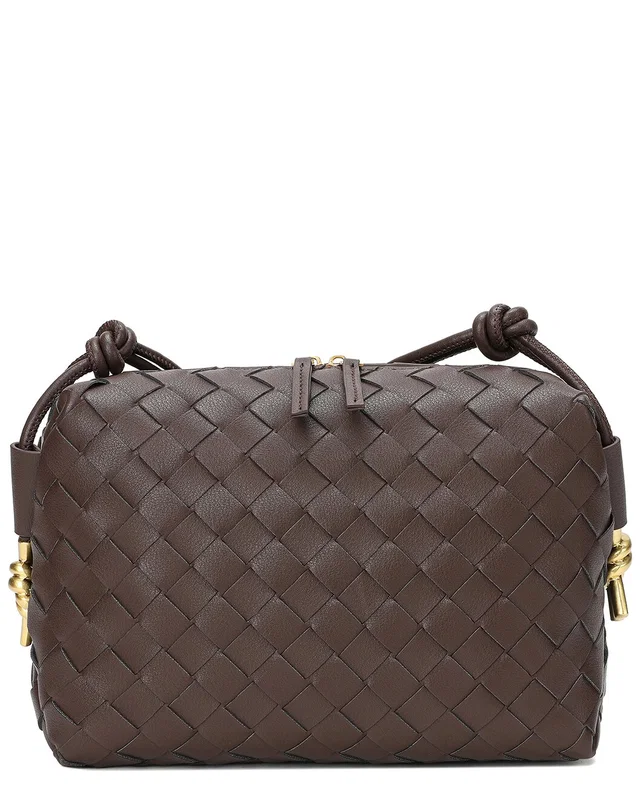Tiffany & Fred Paris Woven Leather Crossbody, image 1 of 1 from Rue La La