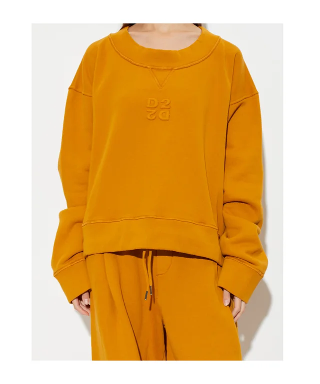 Dsquared2 embroidered-logo cotton sweatshirt, image 1 of 1 from SENSER