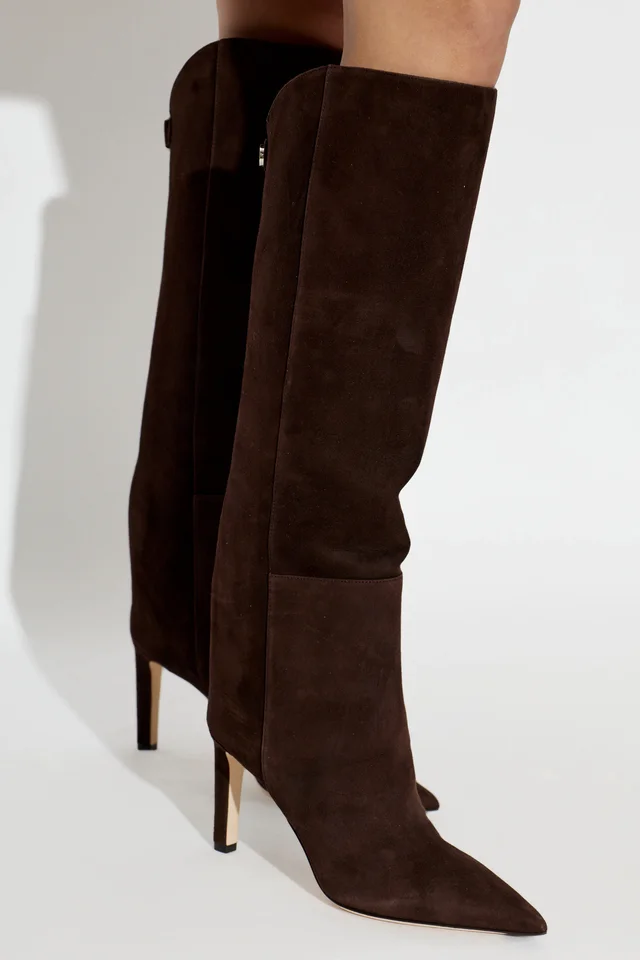Jimmy Choo Alizze 85 Pointed-Toe Boots, photo 4 of 6 from SENSER
