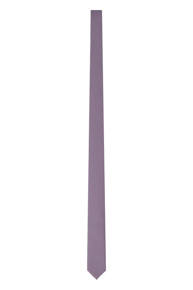 Gucci Silk Crepe-Effect Necktie — Purple Neckties in Purple Silk from HEWI