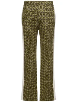 Wales Bonner Wide-leg trousers with geometric print in 98% Cotton, 2% Elastane, photo 5 of 5 from LUISAVIAROMA