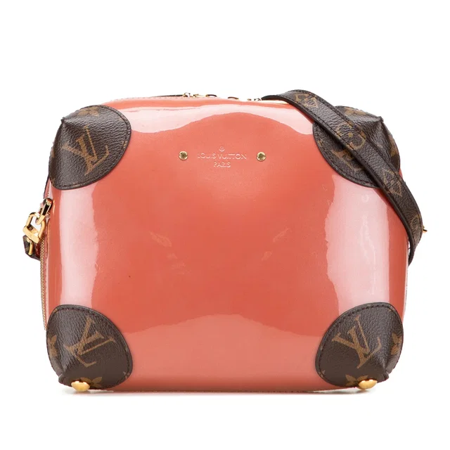 Orange Louis Vuitton Vernis Miroir Venice Crossbody Bag in Orange Patent leather from Designer Revival