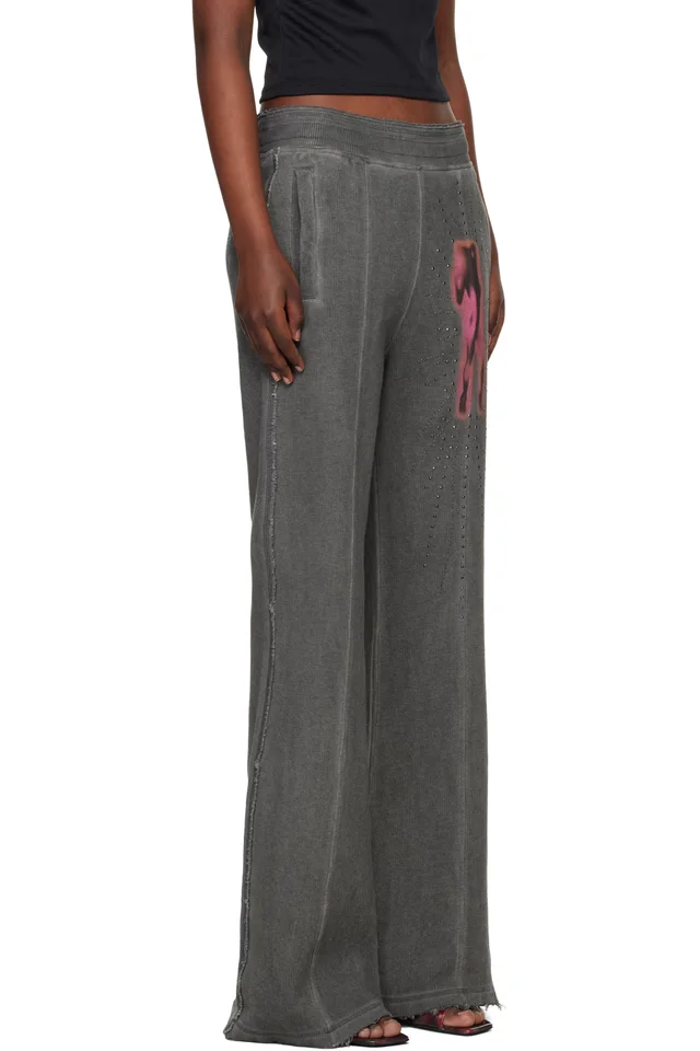 Diesel Gray P-Anta Trousers, photo 2 of 4 from SSENSE