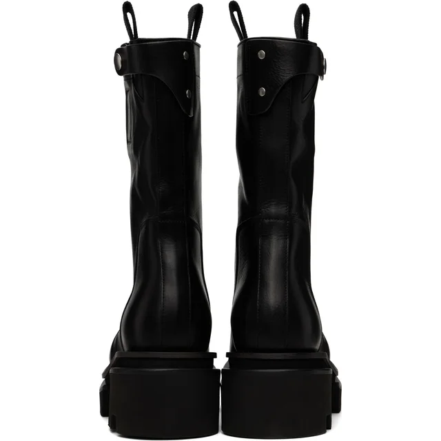 Rick Owens platform leather boots, photo 4 of 5 from SENSER