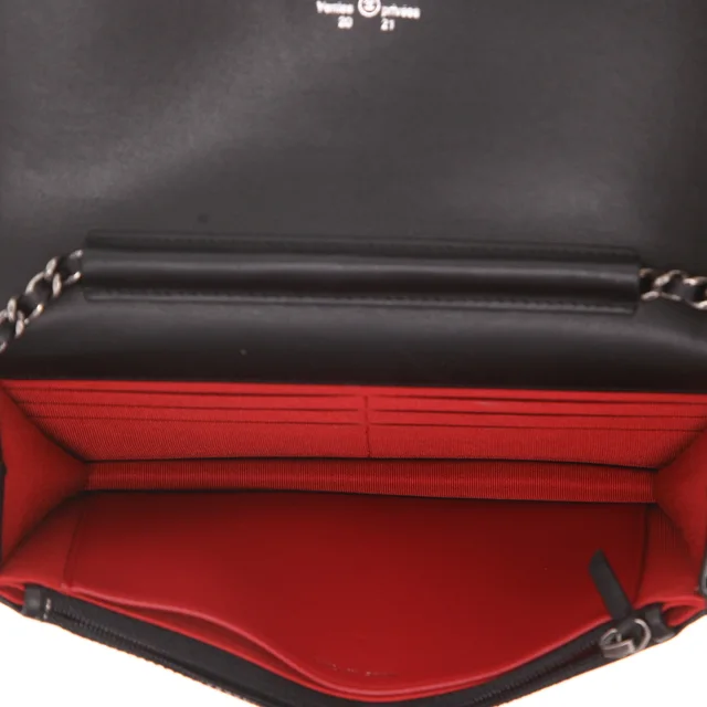 Chanel ‘Wallet on Chain’ shoulder bag in Black Leather from Collector Square, photo 5 of 5