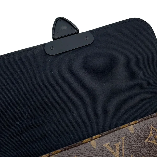 Louis Vuitton SPadlock Sling Bag NoirM45807 Monogram Macassar Canvas in Canvas from GALLERY RARE, photo 11 of 18